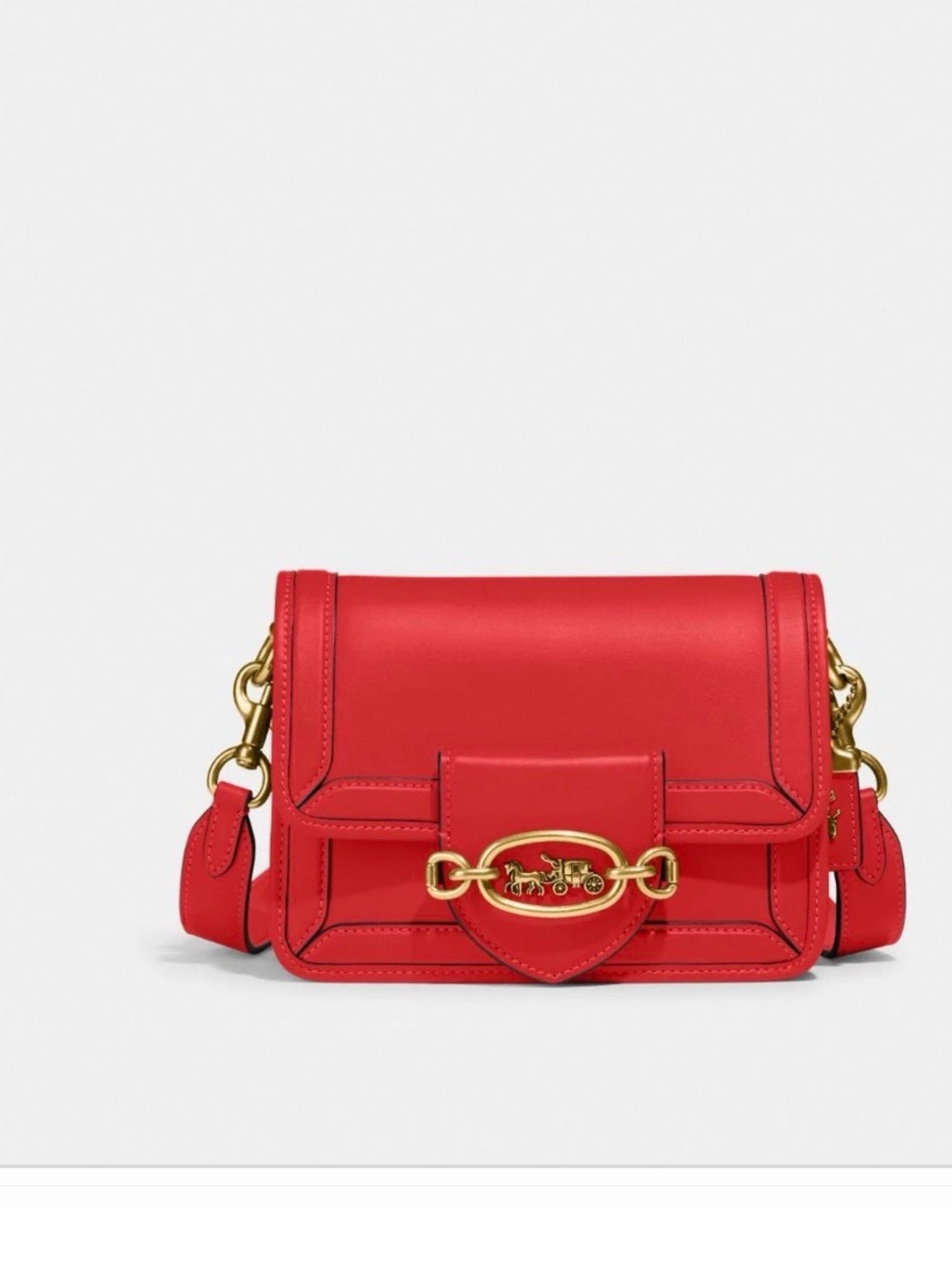 NWOT Coach Hero Bag in Red